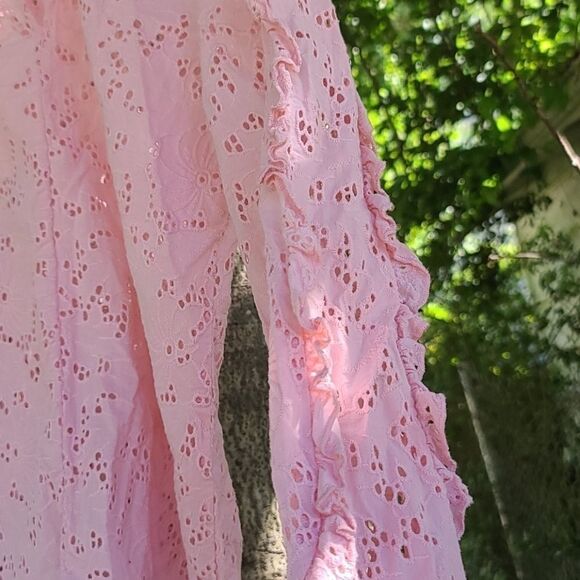 Sanctuary Crochet light pink sweater - Picture 6 of 6